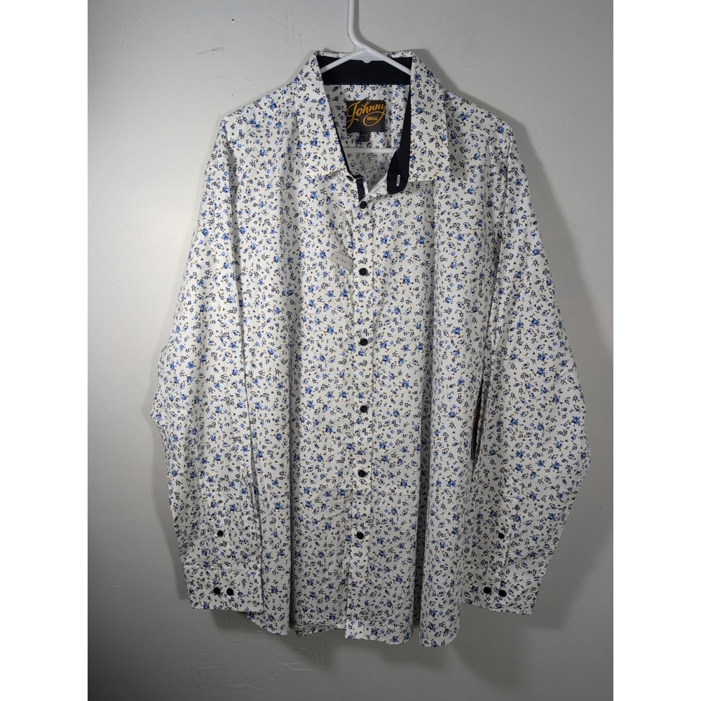 Johnny Bigg Mens Long Sleeve Button Down Shirt‎ 2x New